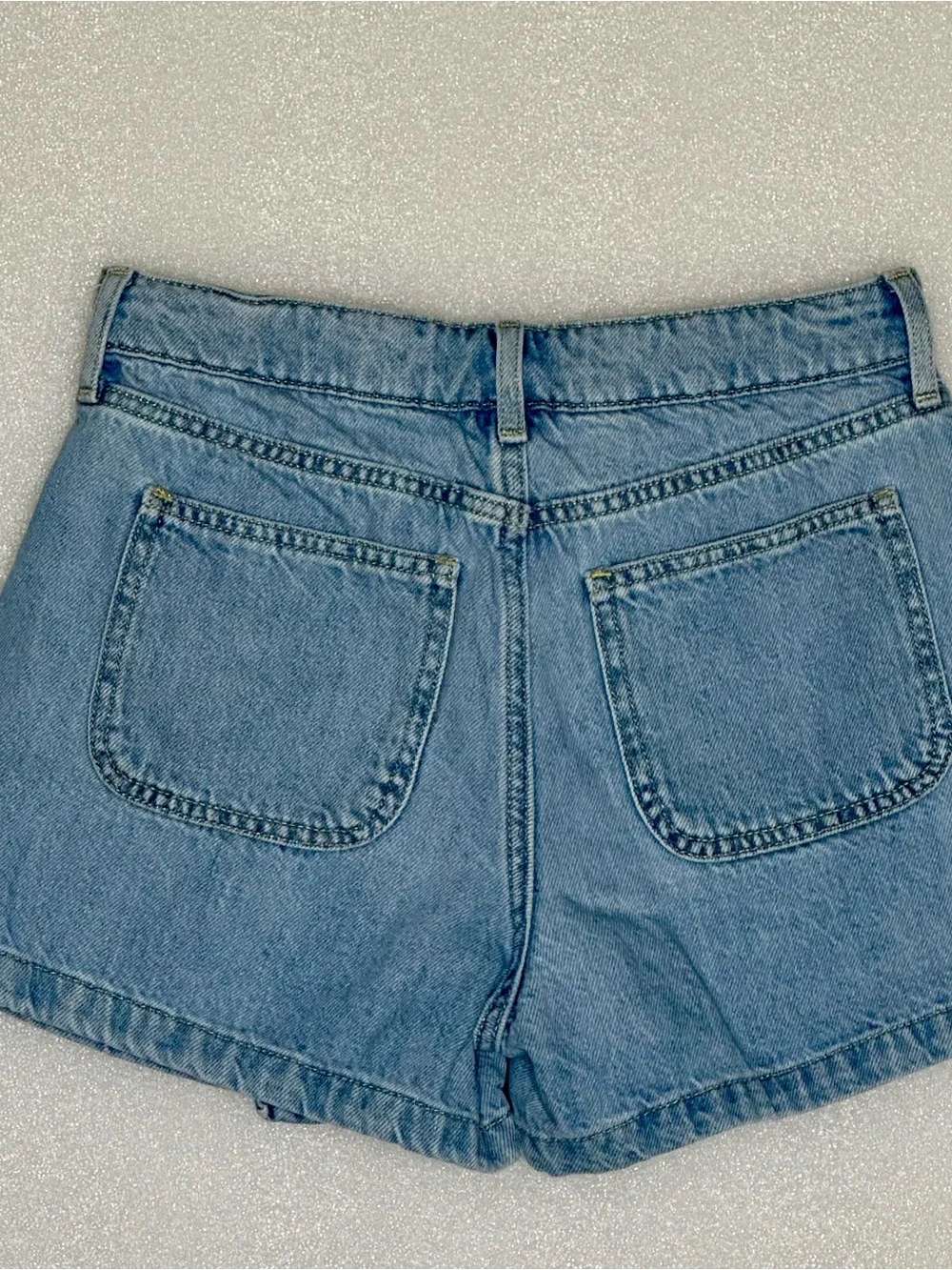 GAP Kids Denim Button-Front Wrap Mini Skirt (shorts) Sz 14